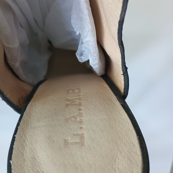 L.A.M.B. Shelbie Bottie Hells Black Leather - Picture 6 of 8